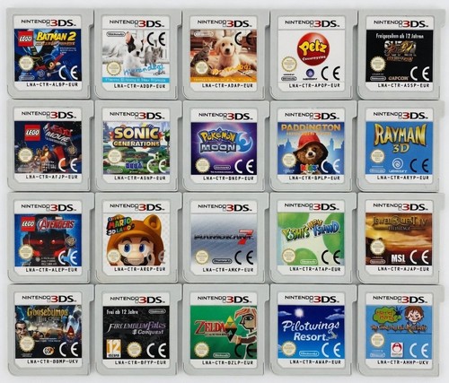 Nintendo 3ds game cartridges - game,