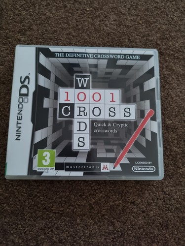 1001 crosswords nintendo - nintendo, ds