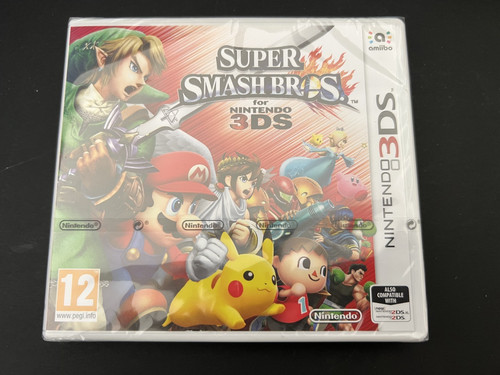 Super smash bros 3ds sealed - bros,