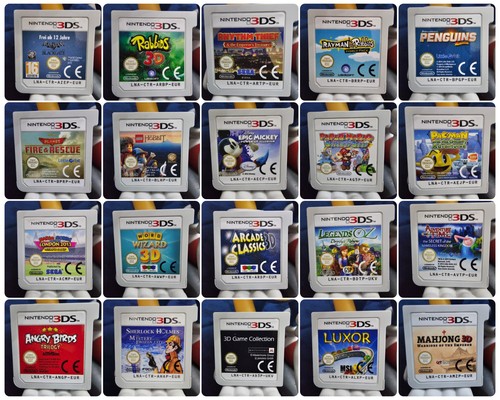 Nintendo 3ds games carts - carts,
