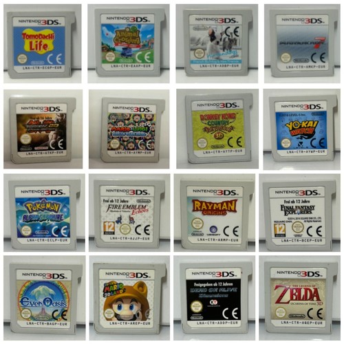 Nintendo 3ds games carts - 3ds,